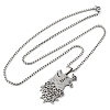 304 Stainless Steel Pendant Necklaces NJEW-C066-19P-2