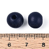 Painted Natural Wood Beads WOOD-S049-05B-3