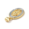 Brass Charms KK-B059-49G-C-3