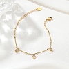 Elegant Stainless Steel Rhinestone Bib Necklaces for Women's Daily Wear HI9580-2-1