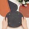 CHGCRAFT 4 Pcs 4 Styles PU Leather Bottom FIND-CA0002-15-3