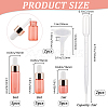 Glass Aromatherapy Subpackage Bottle AJEW-GF0009-79-2