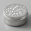 Aluminium Shallow Round Candle Tins LS-AJEW-WH0312-59C-1