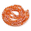 Transparent Crackle Baking Paint Glass Beads X1-DGLA-T003-01C-11-2