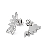 Non-Tarnish 304 Stainless Steel Stud Earrings STAS-Z052-22P-2