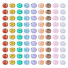 Transparent Crackle Acrylic Beads CACR-TAC0003-11