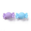 Rubberized Style Acrylic Beads SACR-P018-04M-2