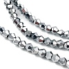 Transparent Electroplate Glass Beads Strands X-EGLA-A039-T3mm-UA05-3