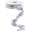 Cloth Plaid Ribbon OCOR-WH20071-001F-1