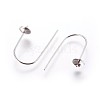 304 Stainless Steel Earring Hooks STAS-P237-13P-2