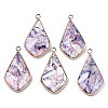 Synthetic Calcite Pendants G-R481-07E-1