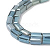 Electroplate Glass Beads EGLA-J023-8x4mm-WLS10-4