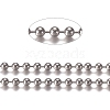 3.28 Feet 304 Stainless Steel Ball Chains X-CHS-E021-13L-P-1