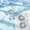 SOFPLATE 200Pcs 304 Stainless Steel Earring Hooks DIY-SP0001-01-4