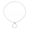 304 Stainless Steel Singapore Chain Necklace Making AJEW-JB01334-02-2