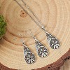 Alloy Pendant Necklaces & Dangle Earrings Sets FS-WGB4D45-01-2