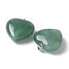 Natural Green Aventurine Pendants G-A259-02P-05-2