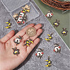 SUNNYCLUE 24Pcs 3 Style Alloy Enamel Pendants FIND-SC0003-76-3