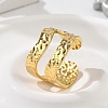 304 Stainless Steel Open Cuff Rings RJEW-R014-02G-02-2