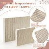 2Pcs 2 Styles Jewlery Honeycomb Quartz Soldering Board FIND-BC0013-40-4