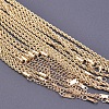 304 Stainless Steel Rope Chain Necklaces HK1037-2-1