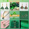 24Pcs 12 Styles Saint Patrick's Day Glitter Alloy Enamel Pendants ENAM-CJ0005-62-7