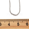 Brass Rolo Chains Necklaces for Women NJEW-D302-45P-4