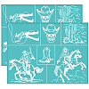 Self-Adhesive Silk Screen Printing Stencil DIY-WH0338-341-1