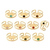 Natural & Synthetic Gemstone Finger Rings RJEW-Q004-03G-6