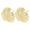 Brass Stud Earring Findings LS-KK-Z099-04G-03-1