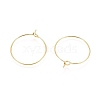Ion Plating(IP) 316L Surgical Stainless Steel Hoop Earring Findings X-STAS-D164-02G-A-2