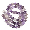 Natural Amethyst Star Beads Strands G-Z080-A04-3