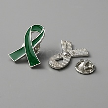 Awareness Ribbon Enamel Pin JEWB-WH0029-29B