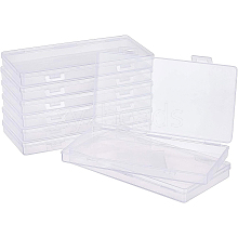 Transparent Plastic Bead Containers CON-BC0006-06A