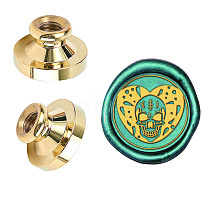 Wax Seal Brass Stamp Head AJEW-WH0209-426