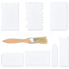 Gorgecraft 1Set PP Plastic Spatulas Set DIY-GF0005-26