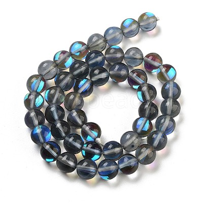 Transparent Glass Beads GLAA-B022-8mm-08-1