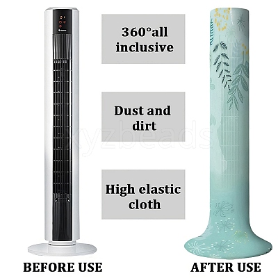Cloth Tower Fan Dust Cover AJEW-WH20020-074D-1