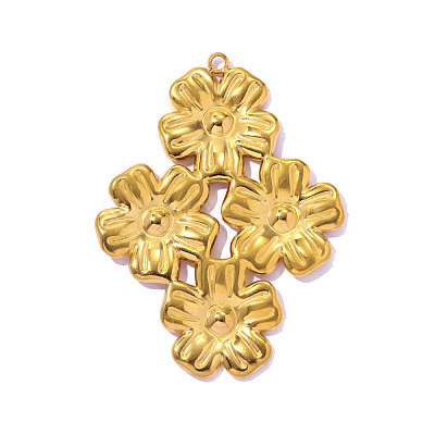 304 Stainless Steel Pendants STAS-OY016-23G-1