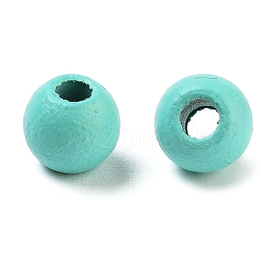 Spray Painted 202 Stainless Steel Beads STAS-G340-01E-1