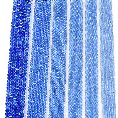 Electroplate Glass Beads Strands LS-EGLA-A044-T2mm-L14-1