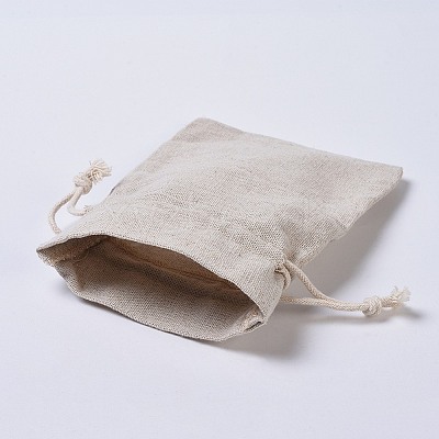 Burlap Drawable Pouches LS-ABAG-E001-02-1