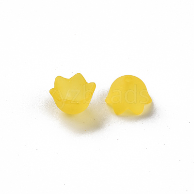 Transparent Acrylic Beads Caps PL543-2-1
