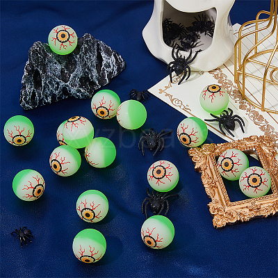 Craft Plastic Toys Bouncy Ball DIY-WH0578-67-1