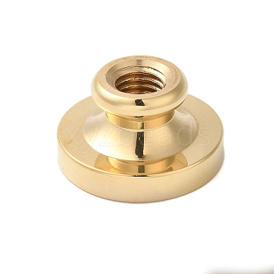Golden Tone Wax Seal Brass Stamp Heads AJEW-U008-03G-04-1