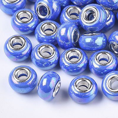 Opaque Resin European Beads RPDL-T038-007B-1