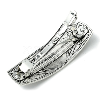 Alloy Hair Barrettes OHAR-C010-05B-AS-1