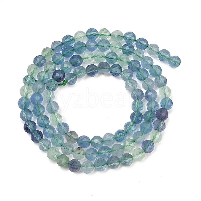 Natural Fluorite Beads Strands X-G-L662-A02-4mm-1