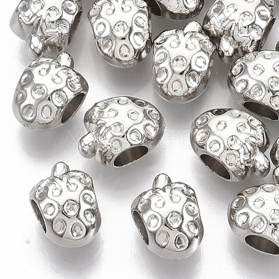Plating ABS Plastic European Beads KY-T019-07-1