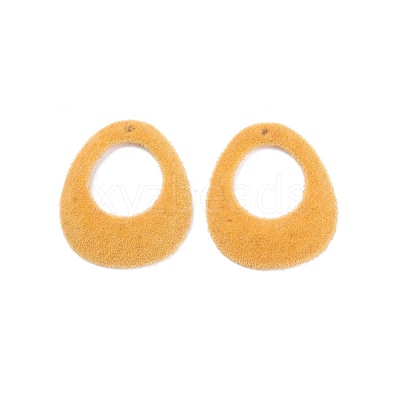 Flocky Alloy Pendants PALLOY-S134-003-1